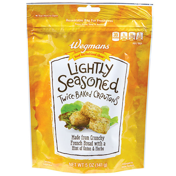 Wegmans Lightly Seasoned Twice-Baked Croutons 5 oz