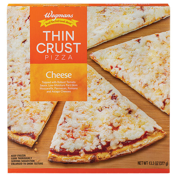Wegmans Frozen Thin Crust Cheese Pizza 13.3 oz