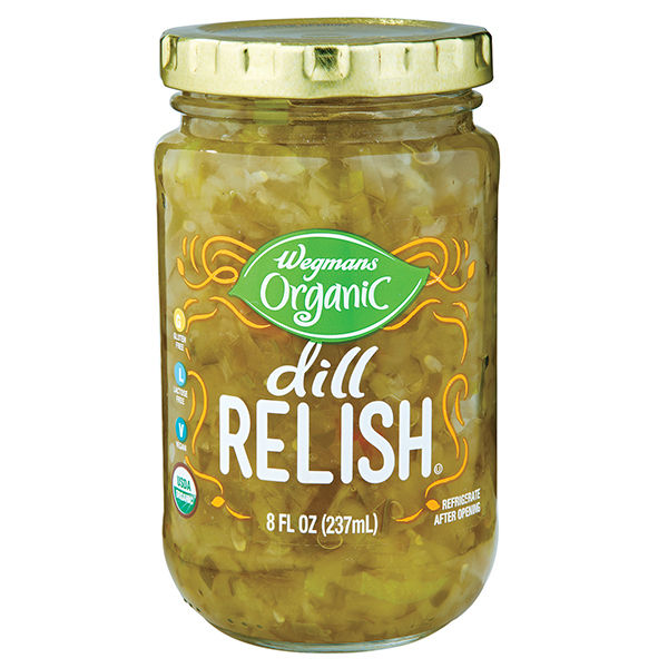 Wegmans Organic Dill Relish 12 oz