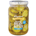 Wegmans No Salt Added Bread & Butter Pickle Chips 16 Fl Oz