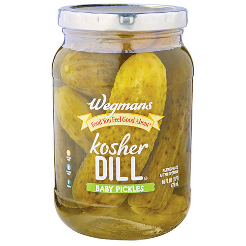 Wegmans Kosher Dill Baby Pickles 16 Fl Oz