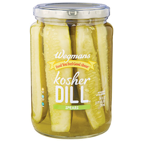 Wegmans Kosher Dill Spears 24 Fl Oz