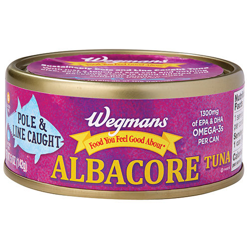 Wegmans Pole & Line Caught Albacore Tuna 5 Oz