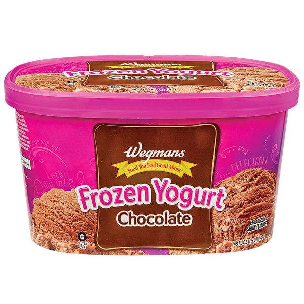 Wegmans Chocolate Frozen Yogurt 48 Fl Oz