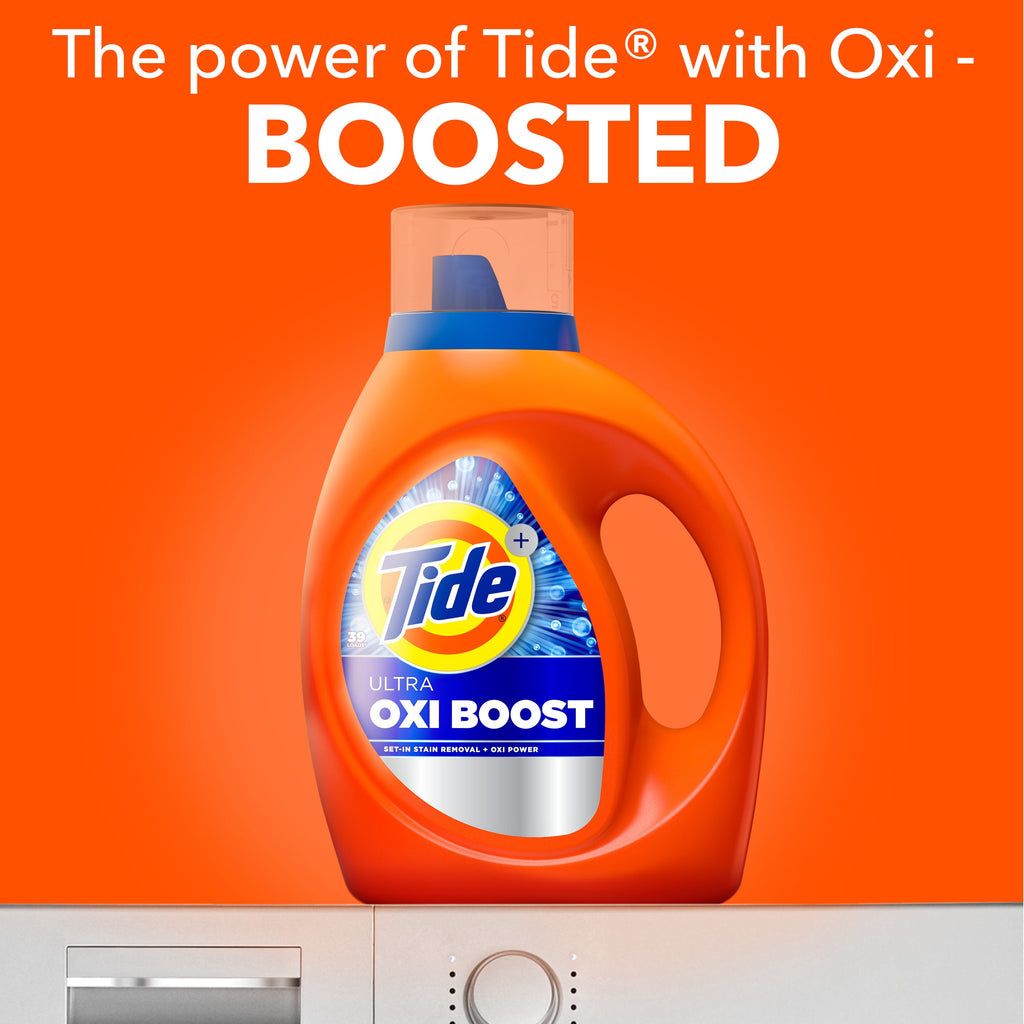 Tide Ultra Oxi Boost Liquid Laundry Detergent Original Scent 117 fl oz 83 Loads