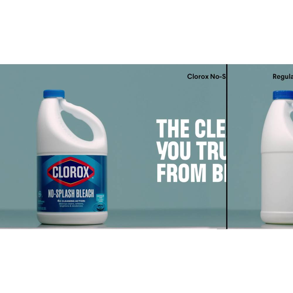 Clorox No Splash Bleach Concentrated Unscented 117 fl oz