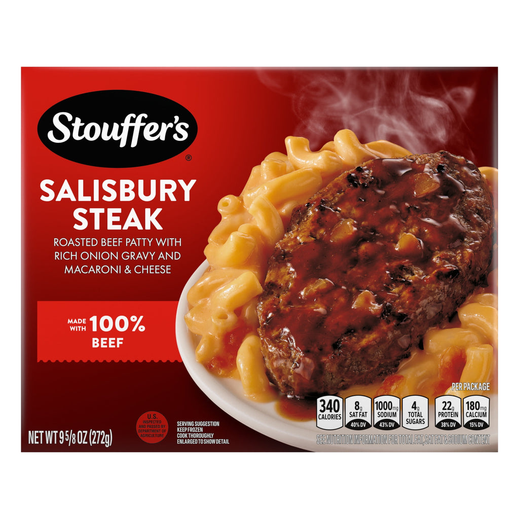 Stouffer's Salisbury Steak Frozen Meal 9.625 Oz
