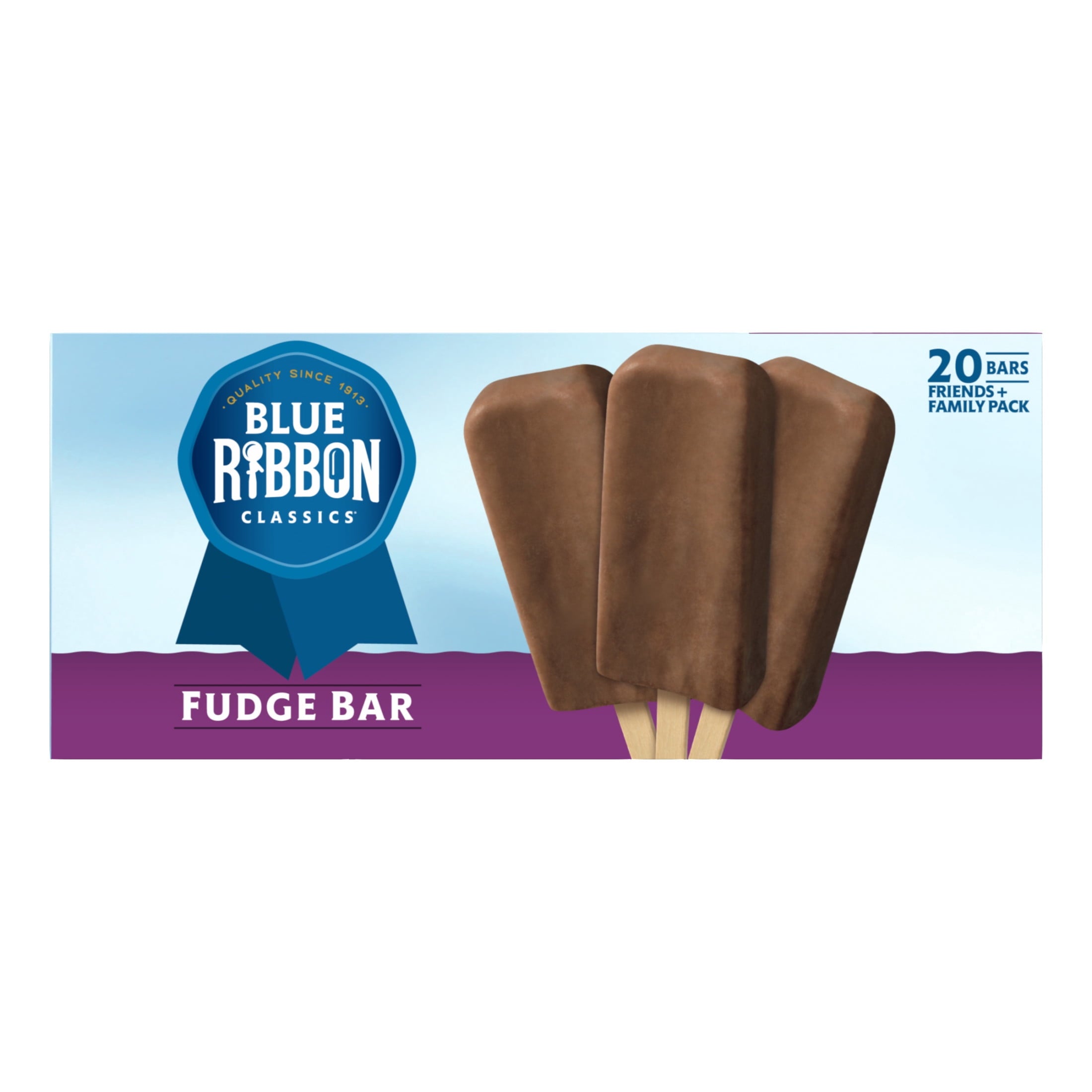 Blue Ribbon Classics Fudge Frozen Dessert Bars 20 Count 45 Fl Oz