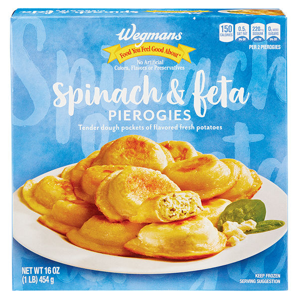 Wegmans Spinach & Feta Pierogies 12 Oz