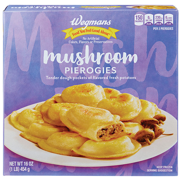 Wegmans Frozen Mushroom Pierogies 16 Oz