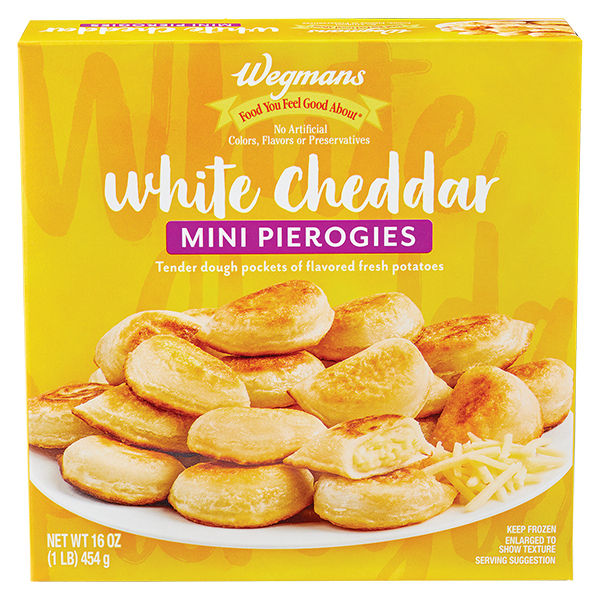 Wegmans Frozen White Cheddar Mini Pierogies