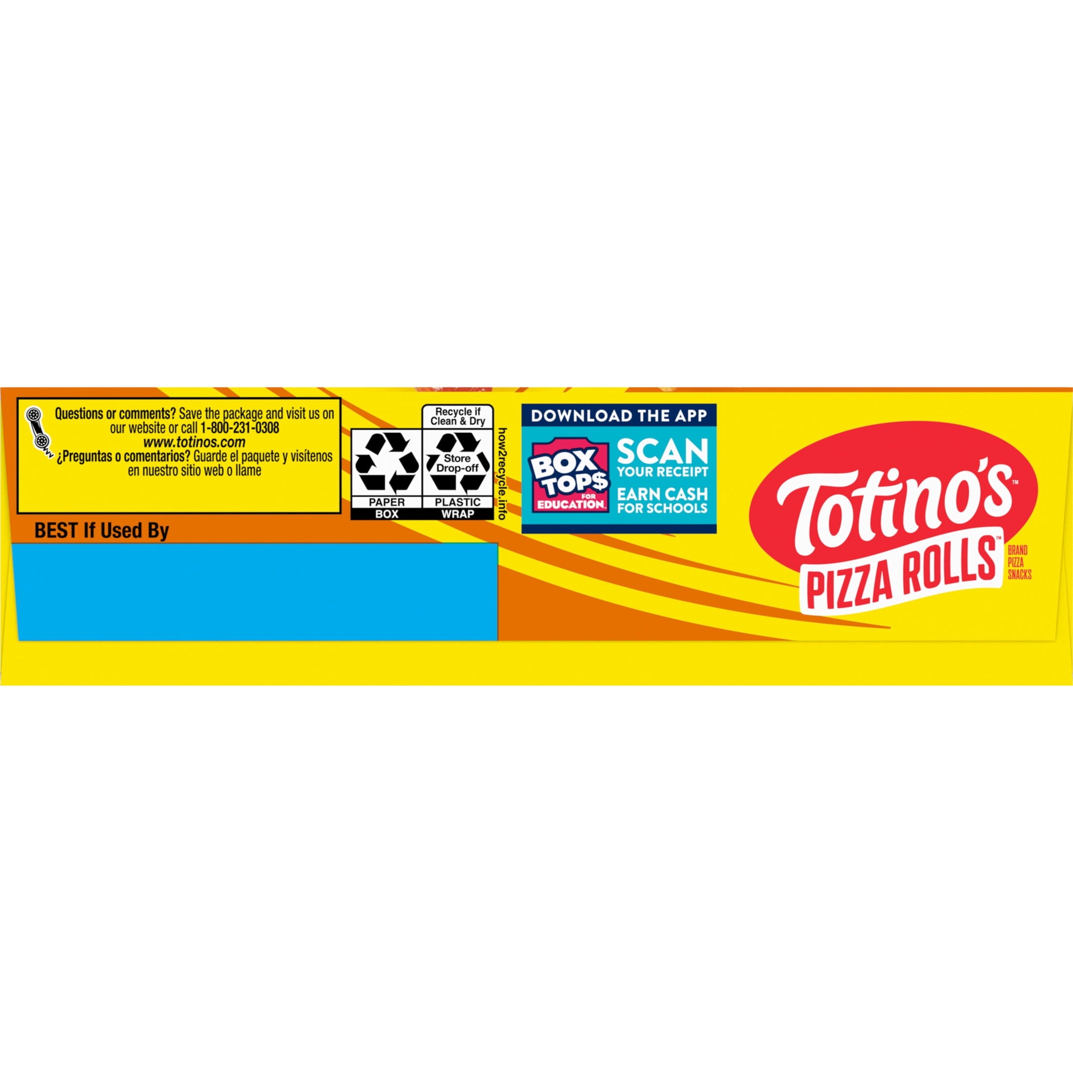 Totino's Cheese Pizza Rolls Frozen Snacks 15 Count 7.5 Oz