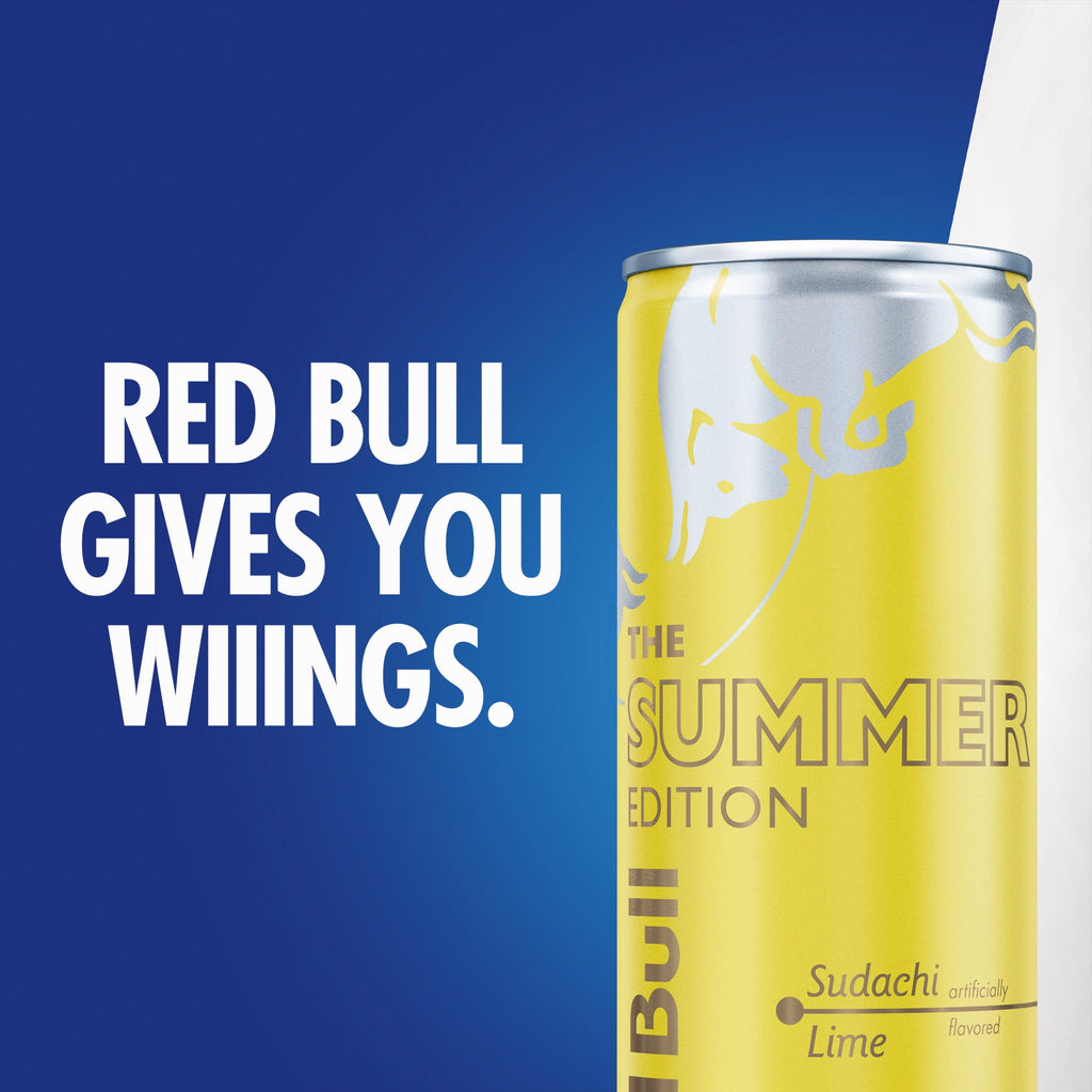 Red Bull Summer Edition Sudachi Lime Energy Drink 12 fl oz 4 Pack Cans