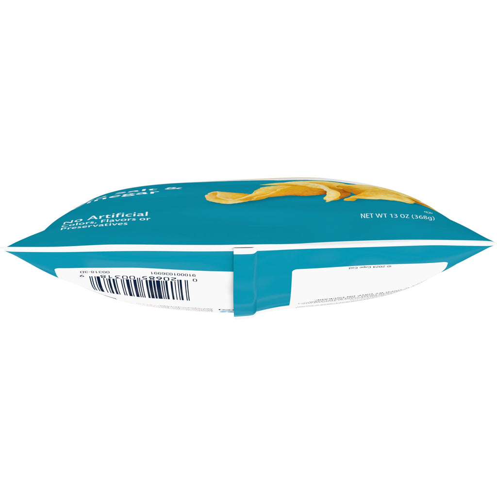 Sea Salt & Vinegar Kettle Cooked Potato Chips 13 Oz Cape Cod