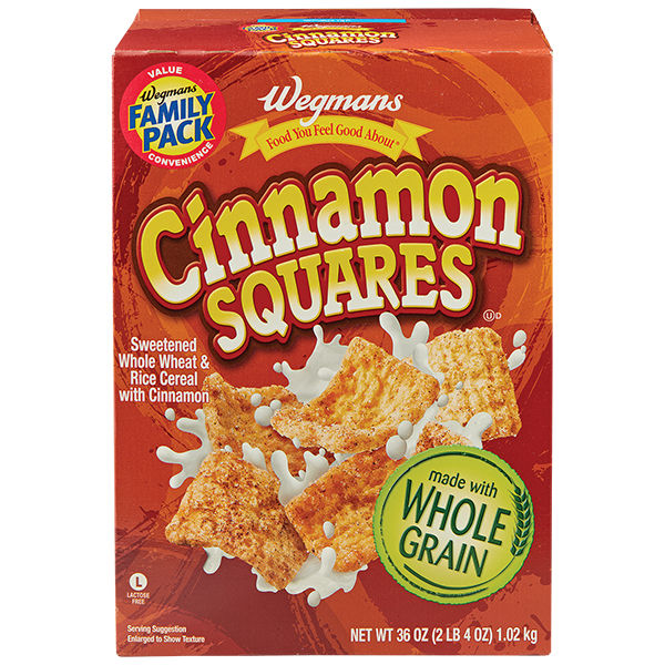 Wegmans Cinnamon Squares Cereal 18 oz