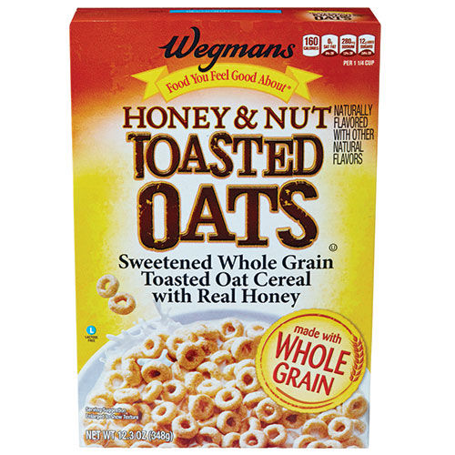 Wegmans Honey & Nut Toasted Oats Cereal 12.3 oz