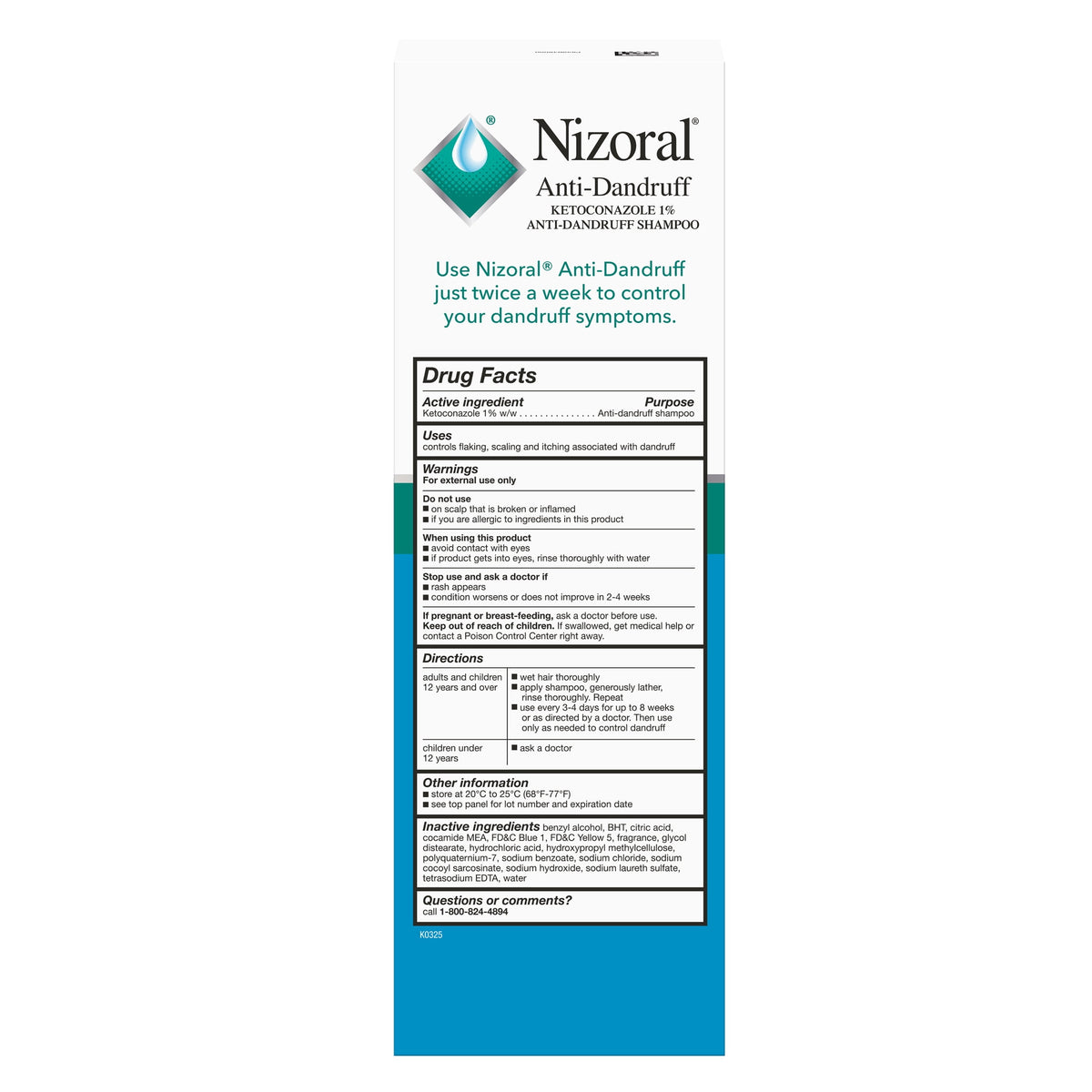 Nizoral Anti-Dandruff Shampoo with 1% Ketoconazole 14 fl oz