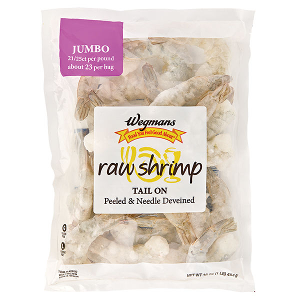 Wegmans Frozen Jumbo Raw Shrimp 16 Oz