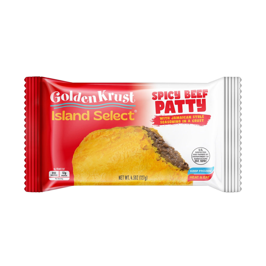 Golden Krust Island Select Spicy Beef Patties Frozen 9 Oz 2 Count