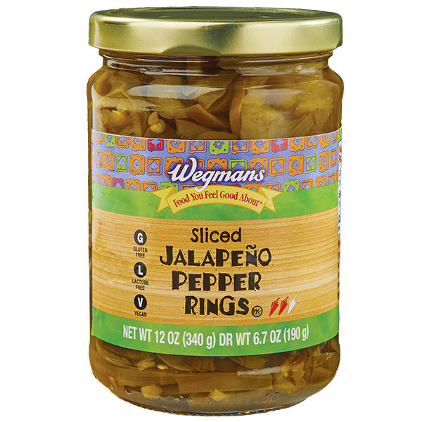 Wegmans Sliced Jalapeno Pepper Rings 12 oz