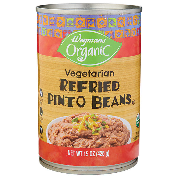 Wegmans Organic Vegetarian Refried Pinto Beans 16 Oz