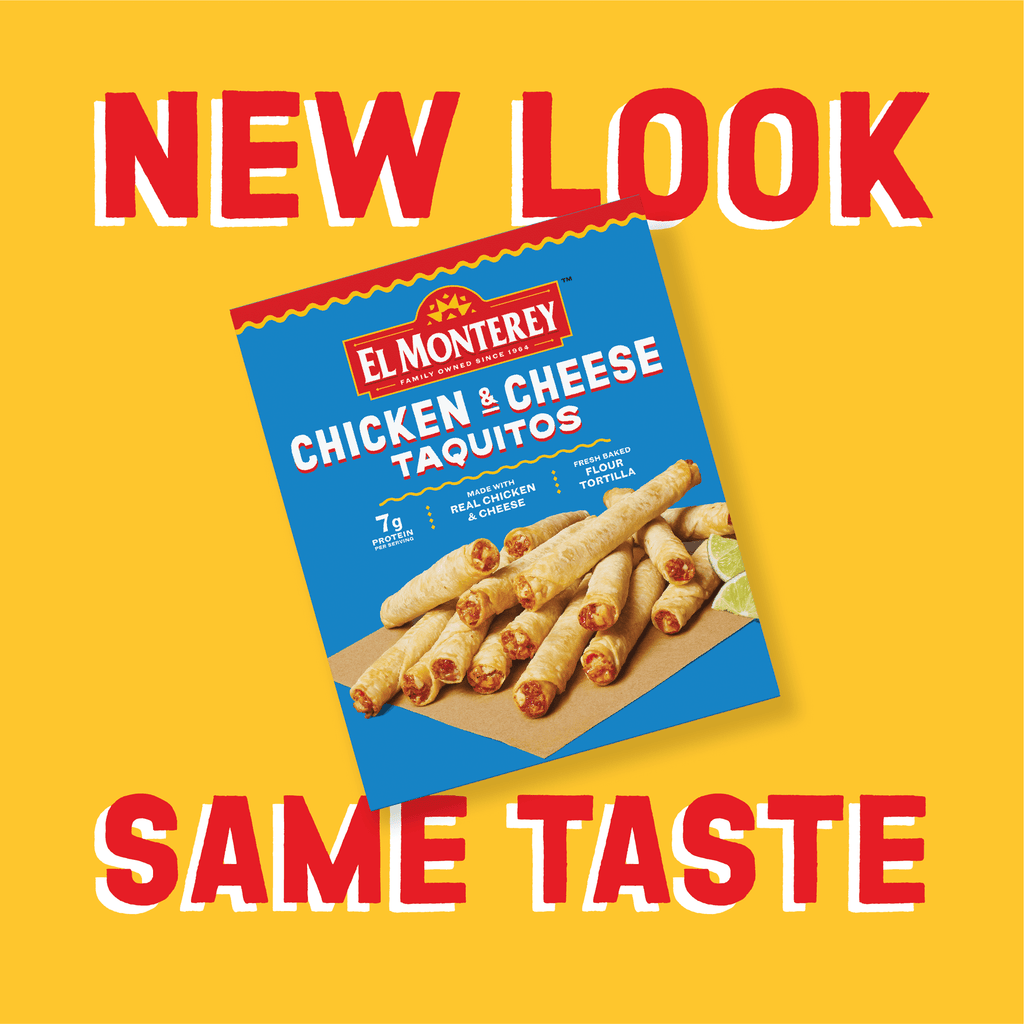 El Monterey Chicken & Cheese Flour Taquitos Frozen 20 Oz 20 Count