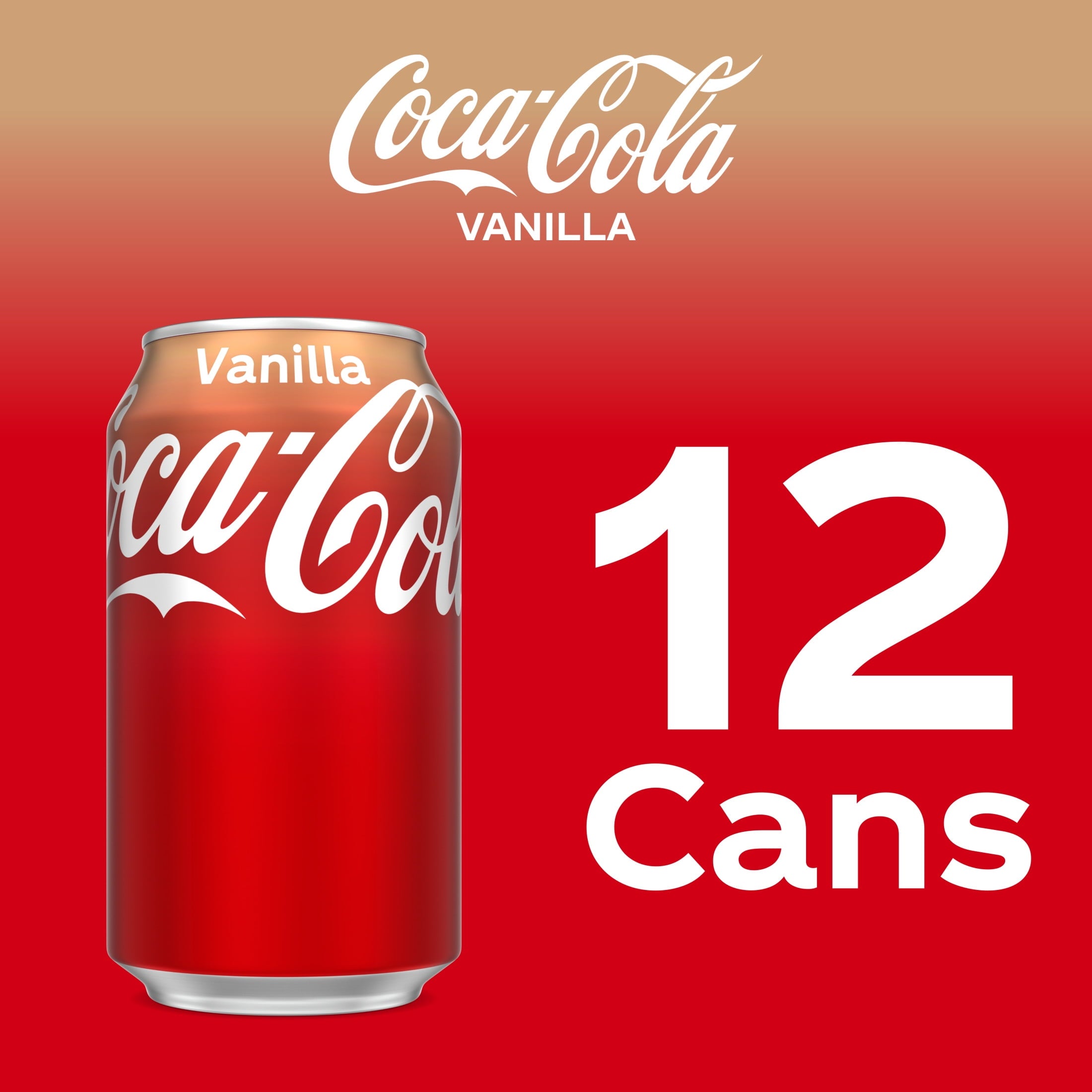 Vanilla Soda Pop Fridge Pack Cans 12 Fl Oz 12 Pack Coca-Cola