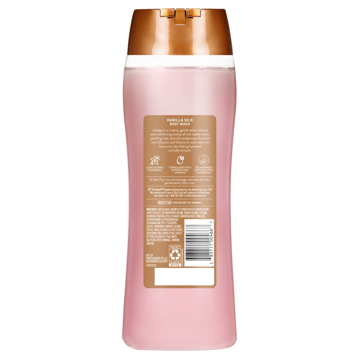 Suave Vanilla Silk Moisturizing Body Wash with Glycerin & Vitamin E 18 fl oz