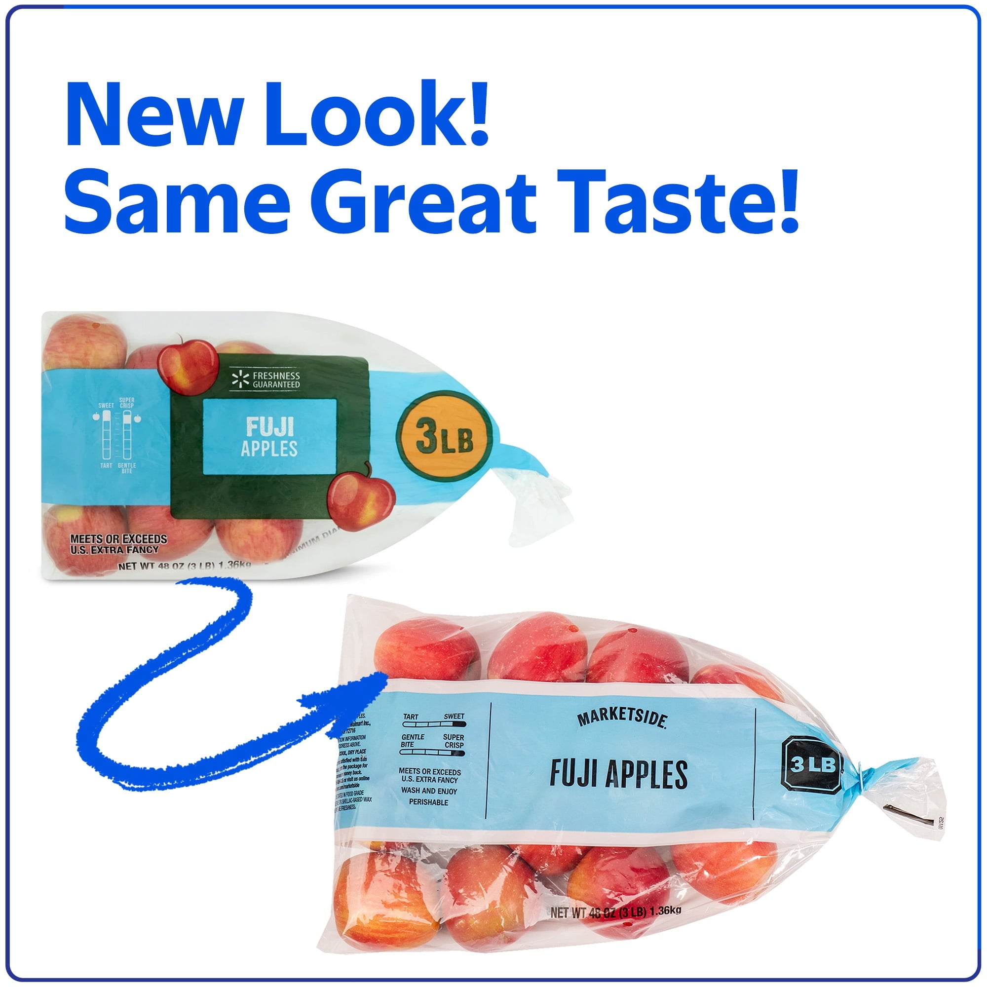 Fresh Fuji Apples 3 Lb Bag