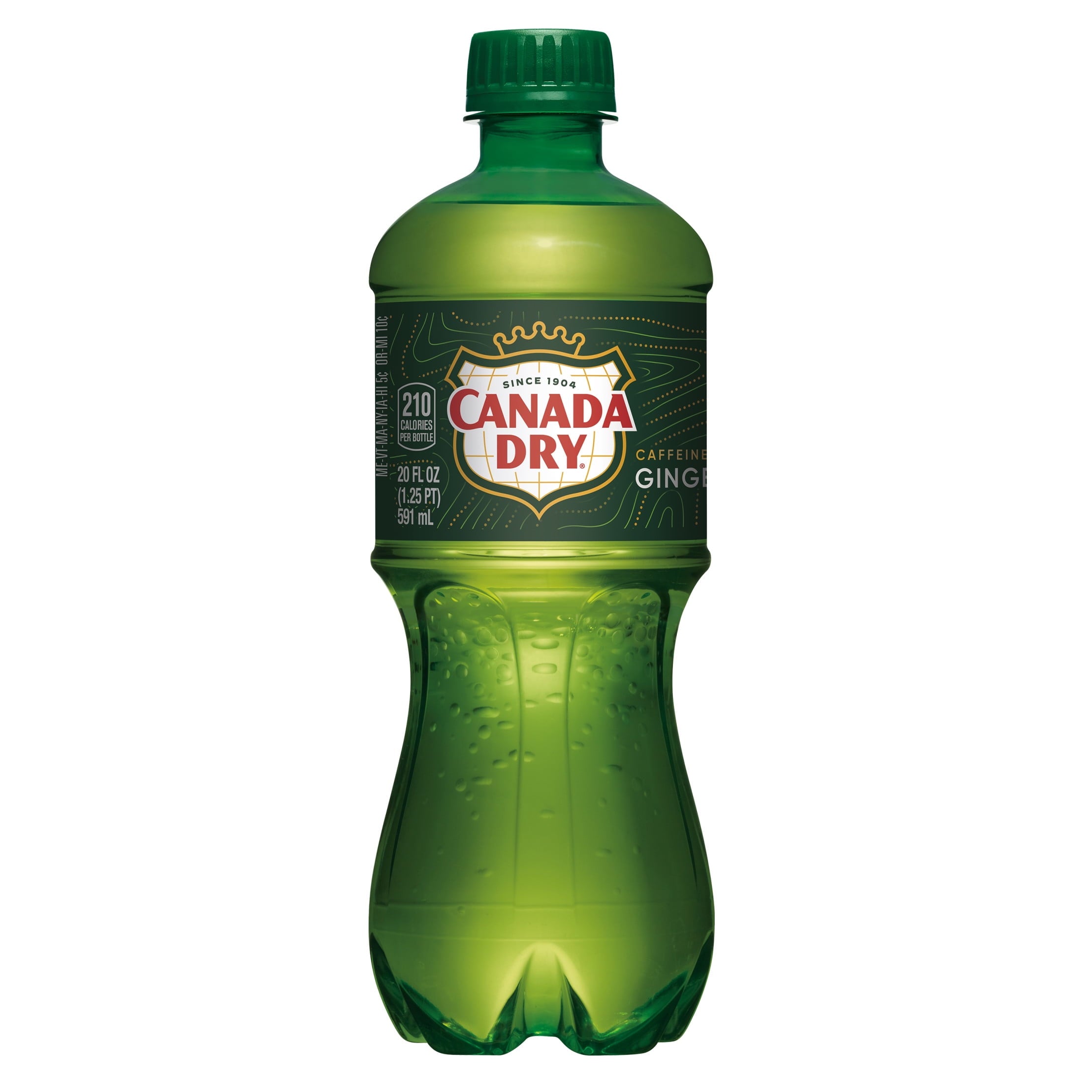 Canada Dry Caffeine Free Ginger Ale Soda Pop Bottle 20 Fl Oz