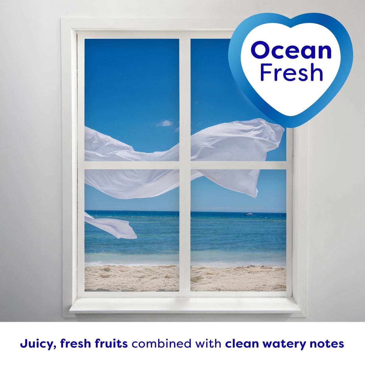 Suavitel Refresher Fabric Rinse 4X Odor Action Ocean Fresh Scent 25.5 fl oz