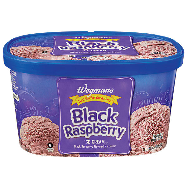Wegmans Black Raspberry Food You Feel Good About Ice Cream 48 fl. oz.