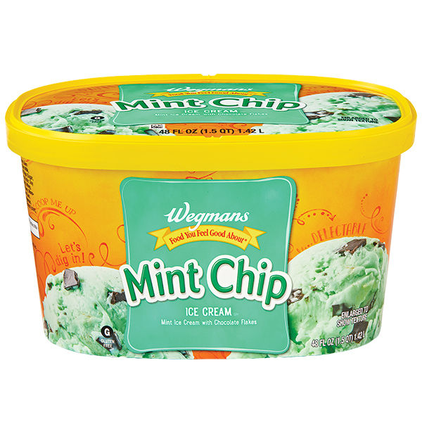 Wegmans Mint Chip Ice Cream 1.5 Pt