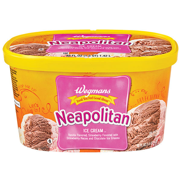 Wegmans Neapolitan Ice Cream 48 fl. oz.