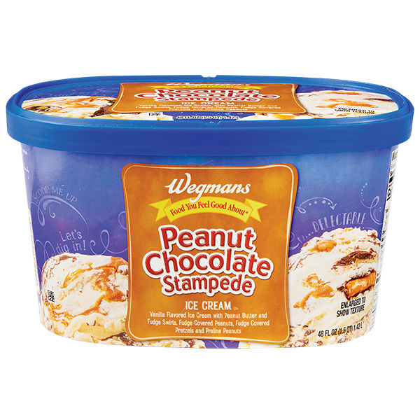 Wegmans Peanut Chocolate Stampede Ice Cream 48 fl. oz.