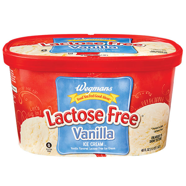 Wegmans Lactose Free Vanilla Ice Cream 48 Oz