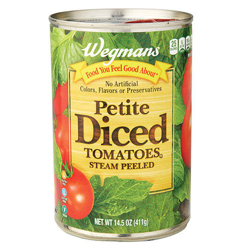 Wegmans Petite Diced Tomatoes 14.5 Oz