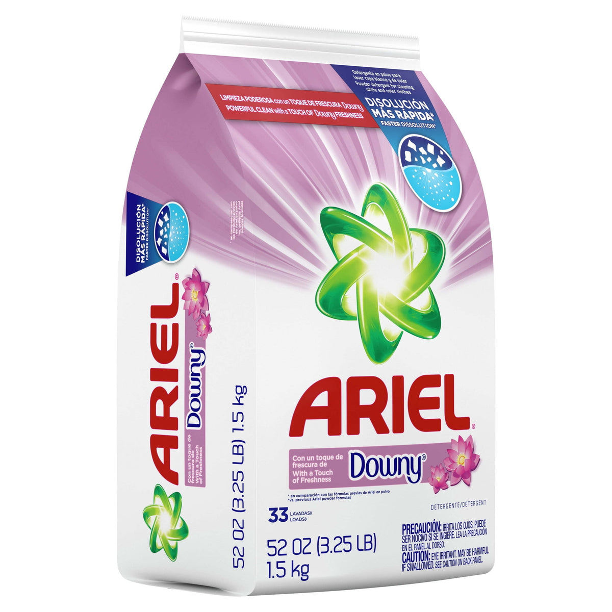 Ariel Powder Laundry Detergent With Downy Freshness April Fresh 52 oz 33 Loads