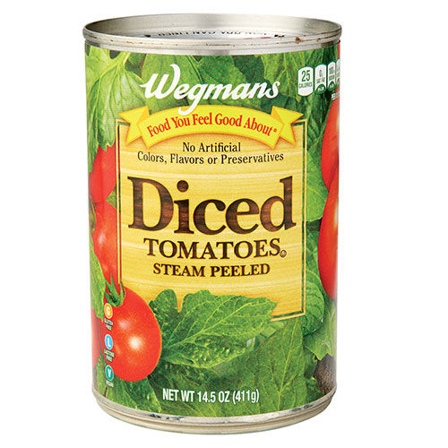 Wegmans Diced Tomatoes 14.5 Oz