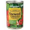 Wegmans Stewed Tomatoes with Onion Green Pepper & Garlic 14.5 Oz