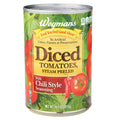 Wegmans Diced Tomatoes with Chili Style Seasoning 14.5 Oz