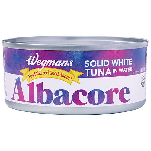 Wegmans Solid White Albacore Tuna in Water 6 Oz