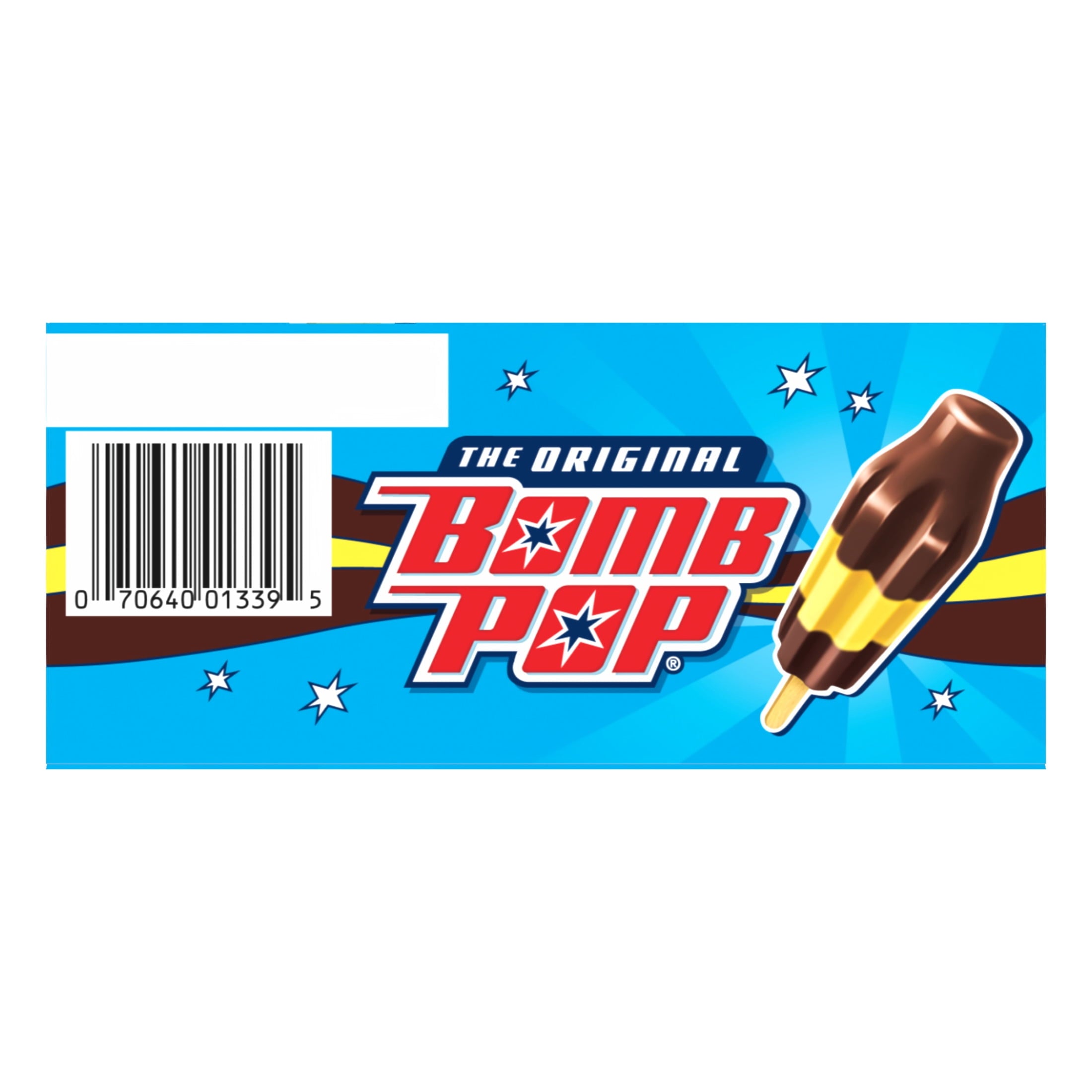 Bomb Pop Banana Fudge Freeze Ice Pop Frozen Dessert 12 Count 21 Fl Oz