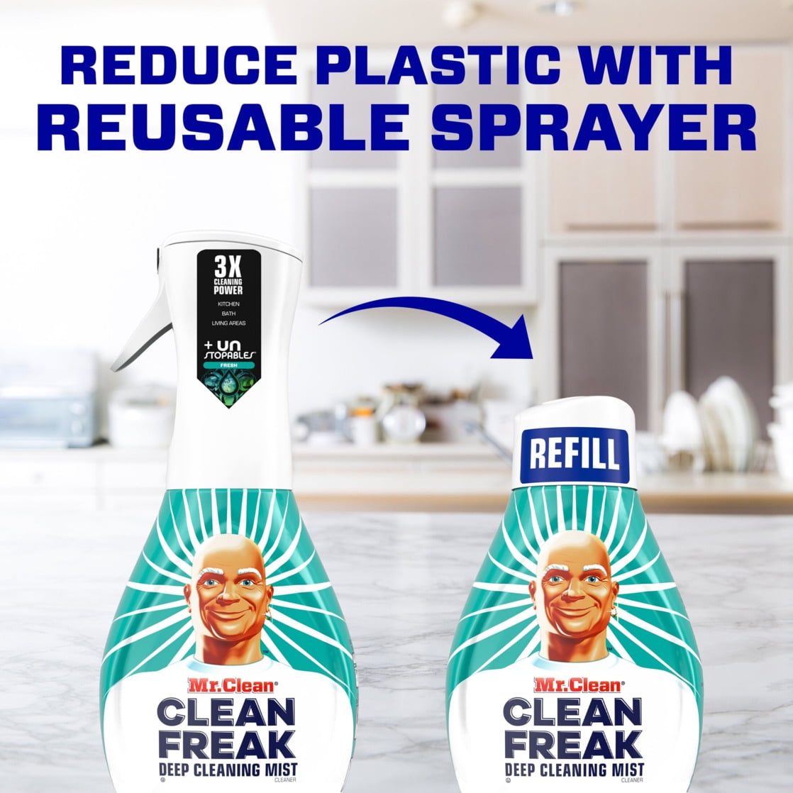 Mr. Clean Clean Freak Multi-Surface Cleaner Spray Unstopables Scent 16 fl oz