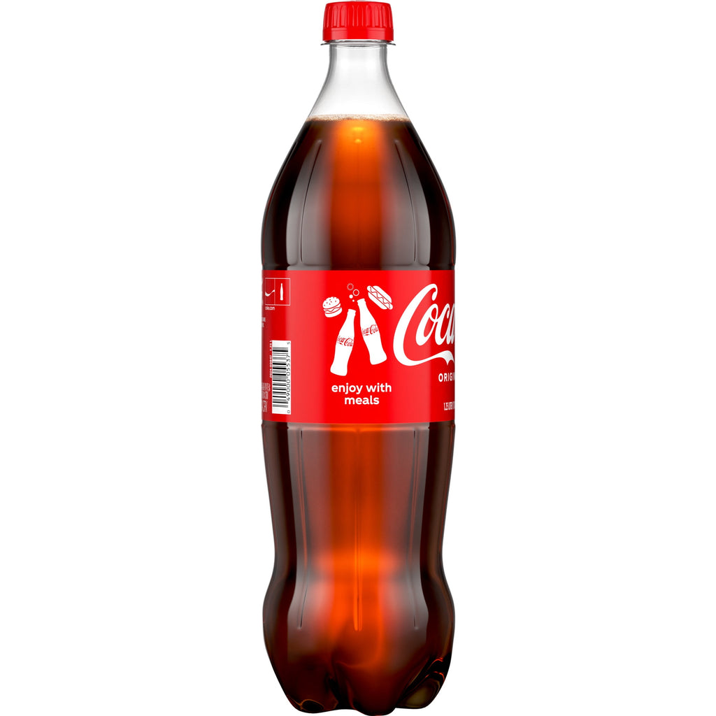Soda Pop Bottle 1.25 Liters Coca-Cola