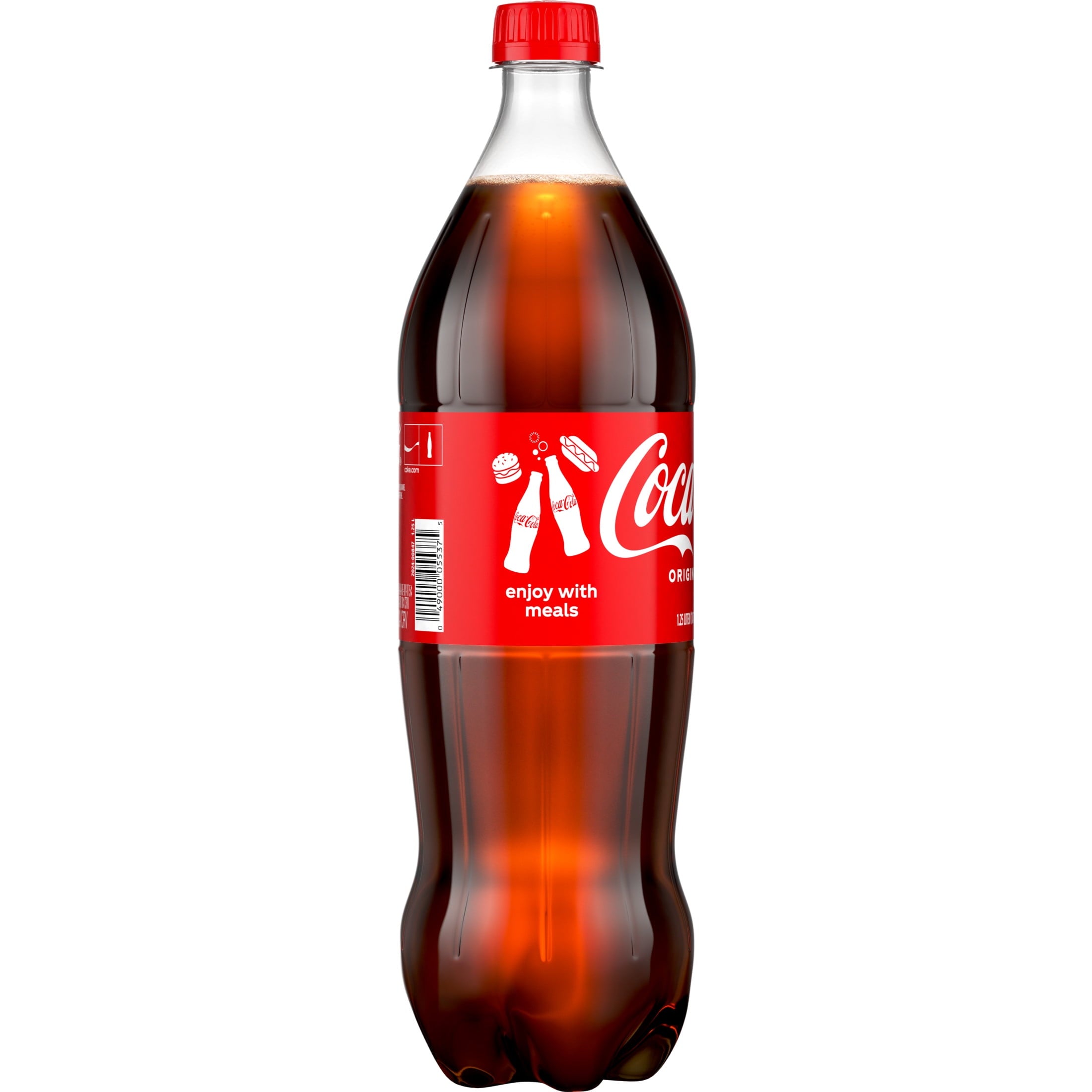 Soda Pop Bottle 1.25 Liters Coca-Cola