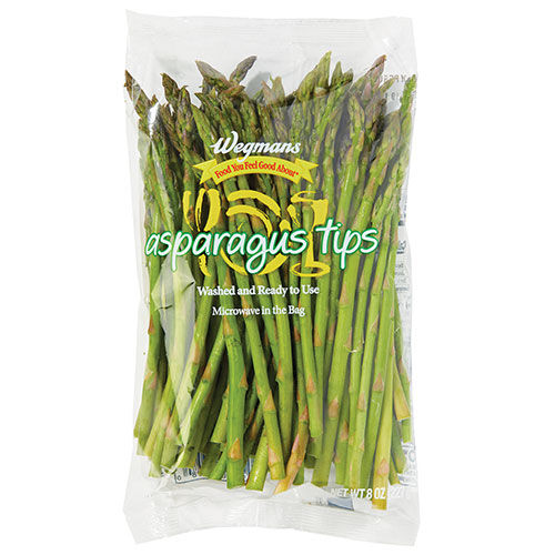 Wegmans Microwaveable Asparagus Tips 12 Oz