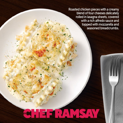 By Chef Ramsay Alfredo Lasagna With Chicken Frozen 10.2 Oz