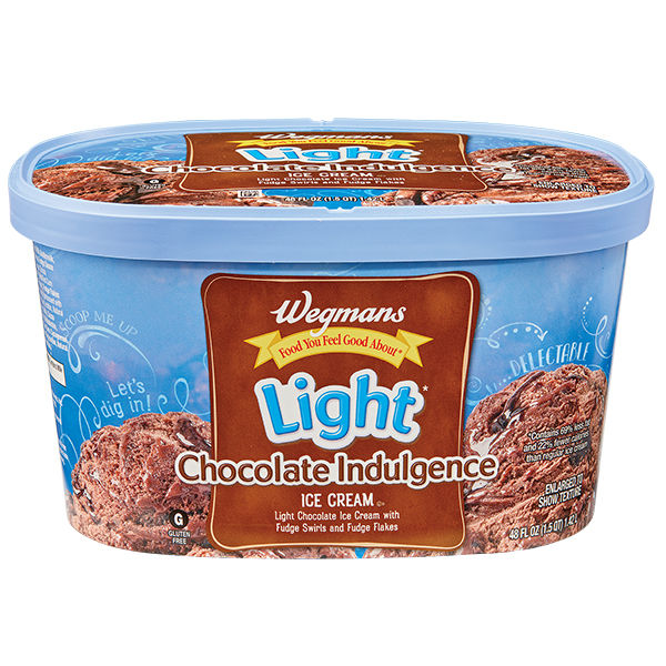Wegmans Light Chocolate Indulgence Ice Cream 48 Oz