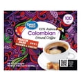 Great Value 100% Arabica Colombian Medium Dark Roast Ground Coffee Pods 100 Count